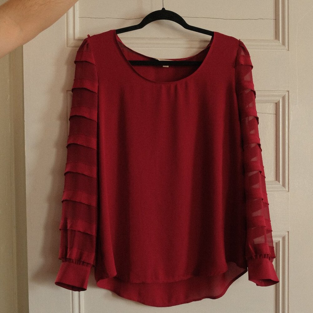 Women's Red Blouse